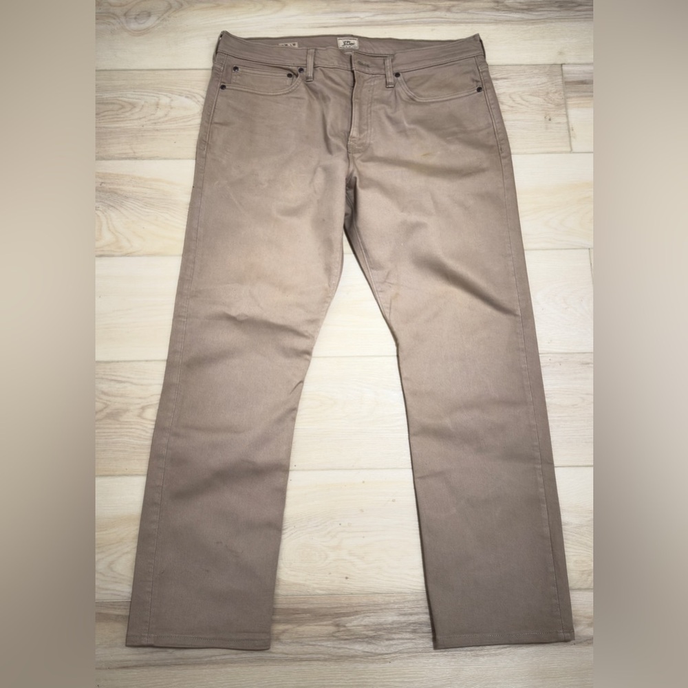 J Crew Garment-Dyed Jeans, Straight fit, Men’s size 36x32